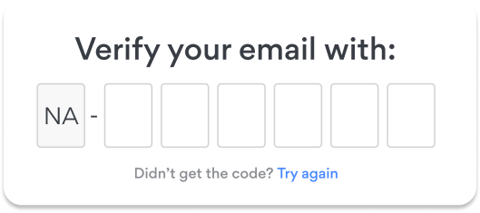 Vahvistuskoodin syöttö