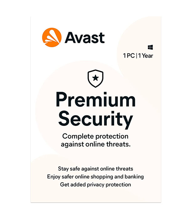 Avast Premium Security -  1 PC - 12 kk - sähköinen lisenssi