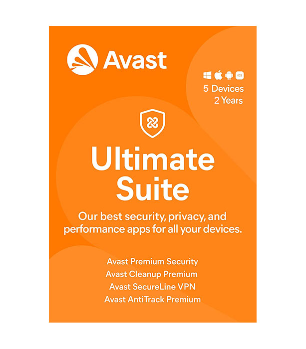Avast Ultimate - 5 laitetta - 24 kk - sähköinen lisenssi
