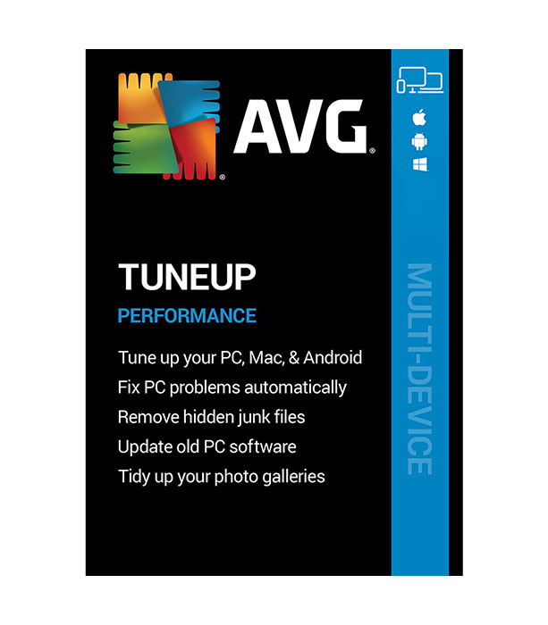AVG TuneUp - 3 laitetta / 1 vuosi - sähköinen lisenssi
