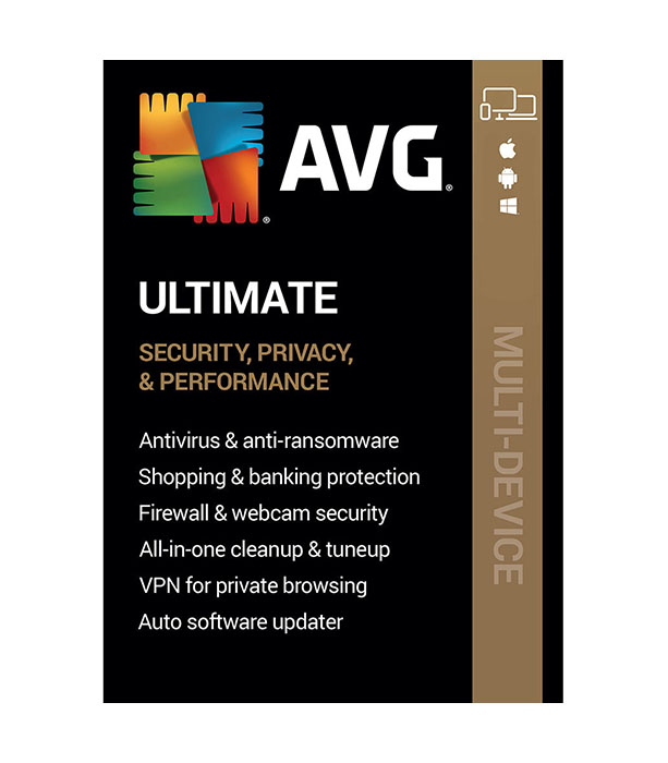 AVG Ultimate  - 10 laitetta / 1 vuosi - sähköinen lisenssi