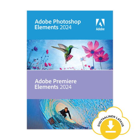 Adobe Photoshop Elements and Premiere Elements 2024 - Win - sähköinen lisenssi