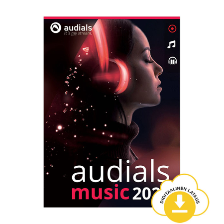 Audials Music 2022 - 1 PC - ikuinen - sähköinen lisenssi