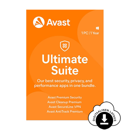 Avast Ultimate - 1 PC - 12 kk - sähköinen lisenssi