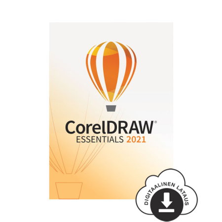 CorelDRAW Essentials 2021 -kuvankäsittelyohjelma - sähköinen lisenssi