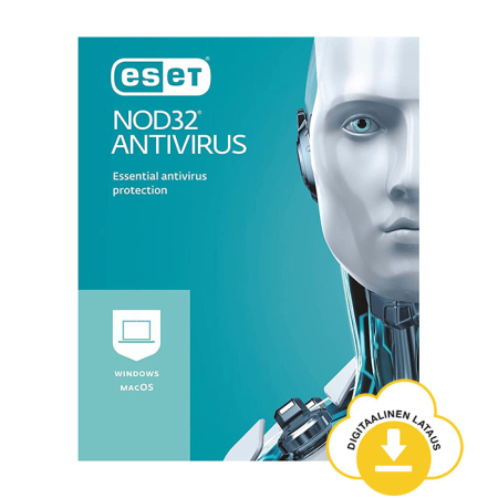 ESET NOD32 Antivirus - 5 laitetta / 1 vuosi - sähköinen lisenssi