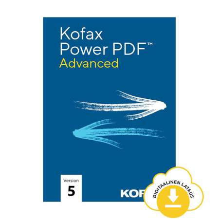 Kofax Power PDF Advanced 5.0 - 1 käyttäjä / 1 laite - sähköinen lisenssi