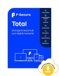 F-Secure Total 1 laitteelle 3 vuotta digitaalinen lisenssi