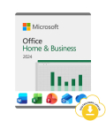 Microsoft Office Home & Business 2024 yhdelle PC- tai Mac-tietokoneelle sähköinen lisenssi