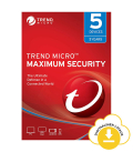 Trend Micro Maximum Security - 5 laitetta / 3 vuotta - sähköinen lisenssi