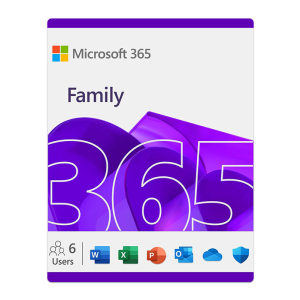 Microsoft 365 Family 12 kk lisenssi jopa 6 käyttäjälle