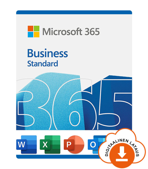 Microsoft 365 Business Standard yritykselle digitaalinen lisenssi