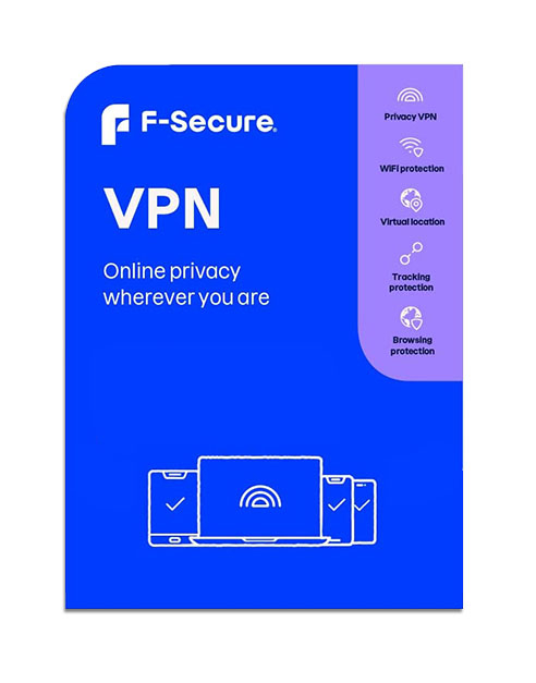 F-Secure VPN 3 laitteelle / 12 kk – digitaalinen lisenssi