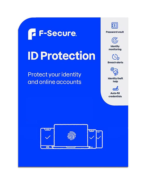 F-Secure ID PROTECTION - 5 laitetta / 12 kk - sähköinen lisenssi