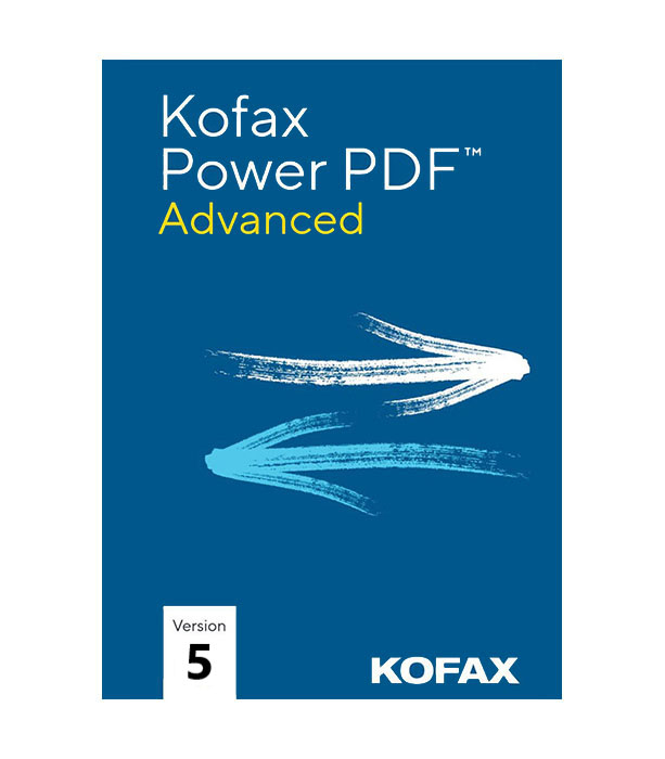 Kofax Power PDF Advanced 5.0 - 1 käyttäjä / 1 laite - sähköinen lisenssi
