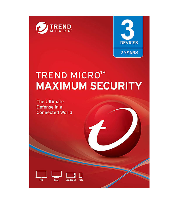 Trend Micro Maximum Security - 3 laitetta / 3 vuotta - sähköinen lisenssi