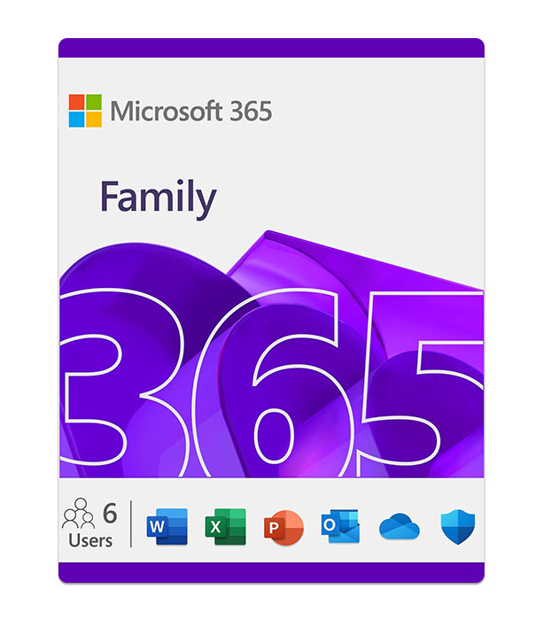 Microsoft 365 Family 12 kk - digitaalinen lisenssi